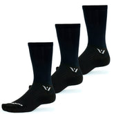 Swiftwick Aspire Seven cycling socks pack highlights moisture-wicking fibers for dry feet.