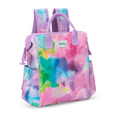Swig Life Packi Backpack Cooler Cloud Nine hero showcases portable insulation for beach days.