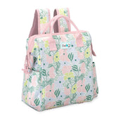 Swig Life Packi Backpack Cooler front view showing roomy insulated interior for beach trips.