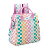 Swig Life Packi Backpack Cooler open main compartment keeps drinks organized and cold.