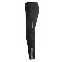 Swix Delda softshell pant back pocket view highlights secure phone storage during winter runs
