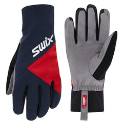 Swix Inspire Primaloft Glove with palm grip for secure trail handling