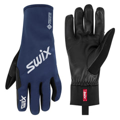 Swix Performance Gore Glove back view shows Gore-Tex Windstopper for wind protection