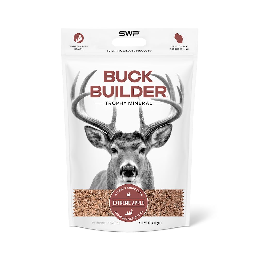 SWP Buck Builder bottle pour demonstrates a tasty attractant for trail cameras.
