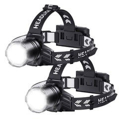 SWZA Super Bright Headlamp 2-Pack kit in box for gifting and preparedness
