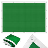 Syhood archery backstop netting full setup improves safety during backyard practice.