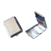 SYLALE portable stainless steel matchbox with friction plate for easy ignition.