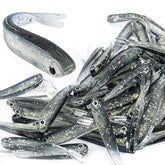Syosisny soft plastic lure set – 50 pieces, forked-tail minnow design