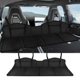 SYWAN car rear seat mattress extension plate with soft suede fabric for comfortable overnight road trips