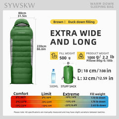 SYWSKW 680FP warmth demonstrates reliable cold-weather comfort for winter trips.