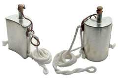 SZCO Half Moon Canteen with a distinctive half moon shape for authentic vintage appeal