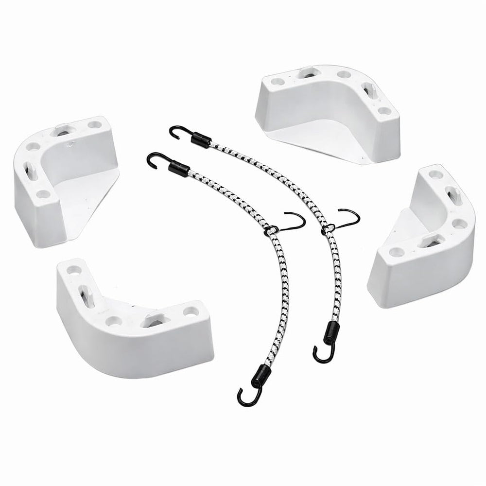The T-H Marine CMK-1-DP corner bracket enables flush, space-saving deck mounting.
