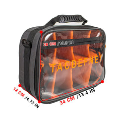 Padded protection on all sides of the reel case