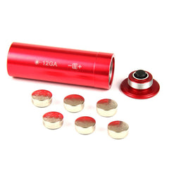 TACFUN bore sight with batteries included for field use.
