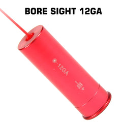 TACFUN laser bore sight active at range guides sight alignment.