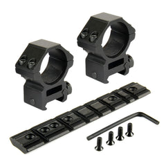 TACFUN Ruger 10/22 rail mount attached to rifle for quick, secure mounting