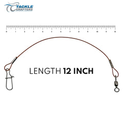 Tackle Crafters 12-inch leader knot-attachment demo for secure connections.