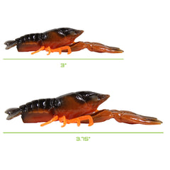 Tackle HD Hi-Def Craw lure in water demonstrating lifelike motion and gradient.