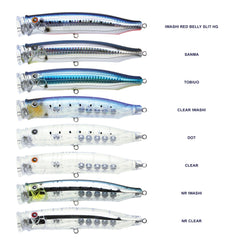 Tackle House Feed Popper 150 IWASHI underwater-like silhouette highlights lure profile