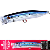 Tackle House Feed Popper 175 topwater lure with IWASHI RED belly for surface strikes.
