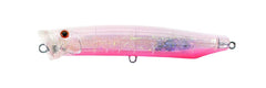 TackleHouse CFP100 Popper in Pearlback shows surface pop action for lure-based strikes