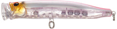 Tackle House Popper 6.9-inch NR Pink Back lure showing lifelike wobble to entice active predators.