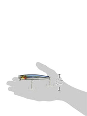 TackleHouse Popper angled shot emphasizes light weight for accurate fishing.