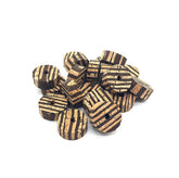 TackleZoom cork rings closeup showing 1.25x0.5 inch size and 6 mm bore for grip builds.