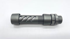 TackleZoom Heavy Duty Reel Seat side view showing slotted middle and ribbed innards for secure seating.