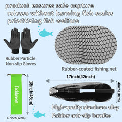 Rubber granule nonslip gloves included with net