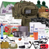 TacPreps 72-Hour Survival Kit backpack ready for outdoor use
