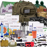 TacPreps 72-Hour Survival Kit backpack full view supports camping and emergencies