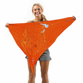 Tacticouture Olympic National Park map bandana with detailed park routes for quick navigation