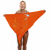 Tacticouture Yosemite map bandana for outdoor navigation on bright fabric