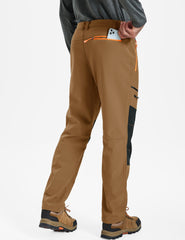 TACVASEN Snow Pants elastic waistband with belt loops for secure, adjustable fit.