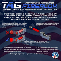 TAG Precision OR optics-ready design enables seamless dot optic pairing.
