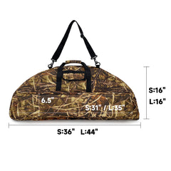 TaktZeit bow case offers shoulder carrying options for comfortable transport.