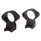 Talley light weight scope mount in blue for 1 inch scopes, designed for strength and stability.