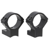 Talley Model 70 extended front scope mount in blue maintains zero on magnum calibers.