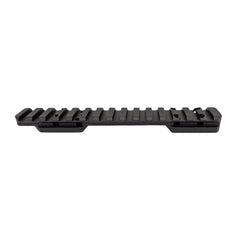 X-Bolt short action 20 MOA Picatinny rail by Talley provides modular, rugged platform.