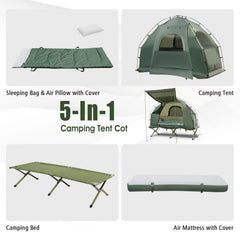Tangkula elevated 17-inch cot keeps you off damp ground