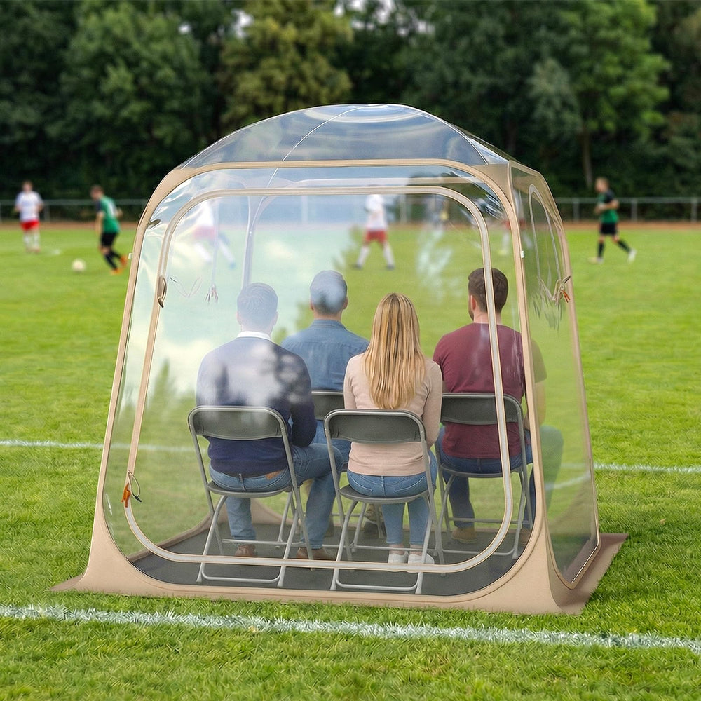 Tangkula all-weather tent with 540° view for bright gatherings
