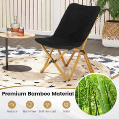 Tangkula chair back pocket provides handy storage for magazines or phones.