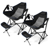 Tangkula hammock camping chair with adjustable backrest for personalized comfort.
