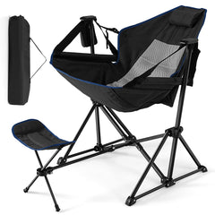 Tangkula hammock camping chair folded in carrying bag for easy transport