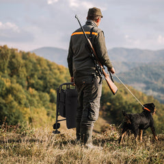 Tangkula hunting chair with 360° rotation for silent repositioning.