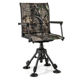 Tangkula Hunting Chair with 360° silent swivel for discreet wildlife viewing.