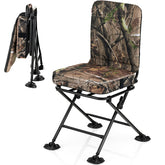 Tangkula hunting chair in camouflage pattern for stealthy outdoor siting