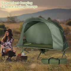 Tangkula outdoor waterproof cover protecting against rain and wind.