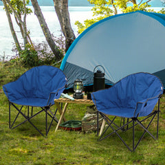 Tangkula padded seat provides comfortable support for extended outdoor sessions.